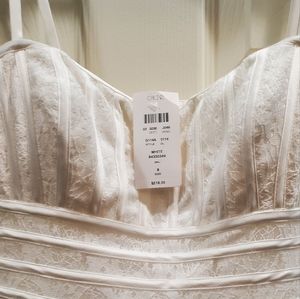 Summer white lace dress